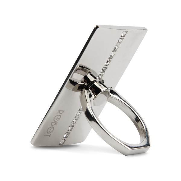 ROBOT RT-BR01 IRING 360 DEGREE ROTATED PHONE RING BUCKLE STENT BLACK ORIGINAL VIVAN DISTRIBUTOR