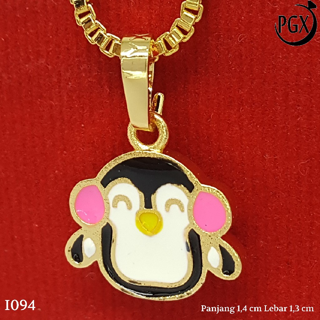 PGX Liontin Kalung Xuping Wanita Aksesoris Fashion Perhiasan Lapis Emas  - I094