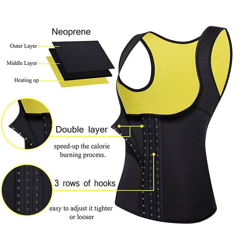 ASK KORSET BAJU GYM WANITA HOT SHAPER KORSET NEOTEX PELANGSING PENGECIL PERUT BUNCIT KS05