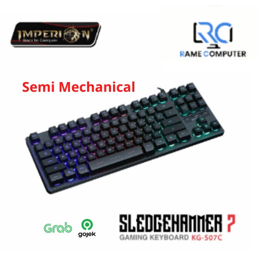 Keyboard Gaming Imperion Sledgehammer 7 TKL semi mechanical