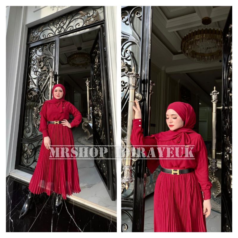 SETELAN ROK DUBAI SHELLA