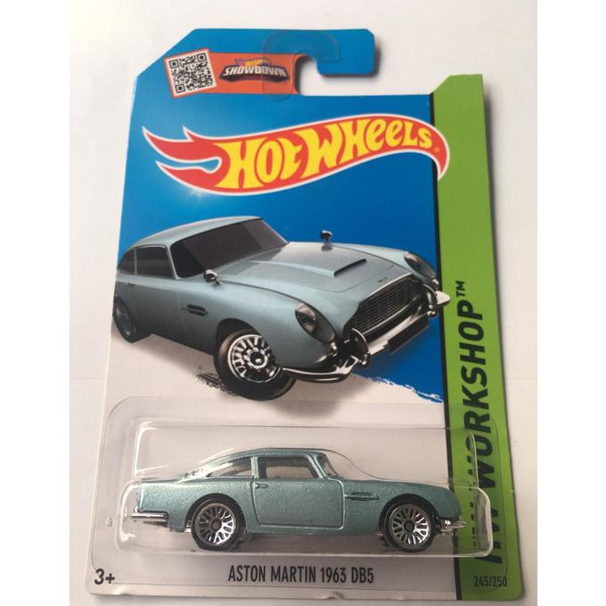 HOT WHEELS HOTWHEELS ASTON MARTIN 1963 DB5 BIRU HW WORKSHOP LANGKA JUR4