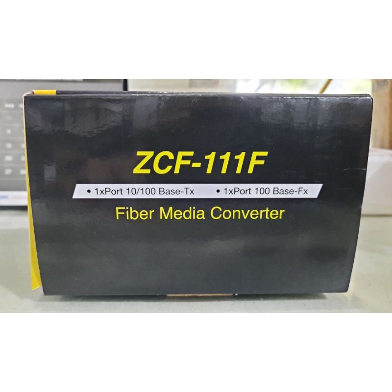 10/100Mbps A+B MEDIA CONVERTER SINGLE ZIMM LINK ZCF-111F