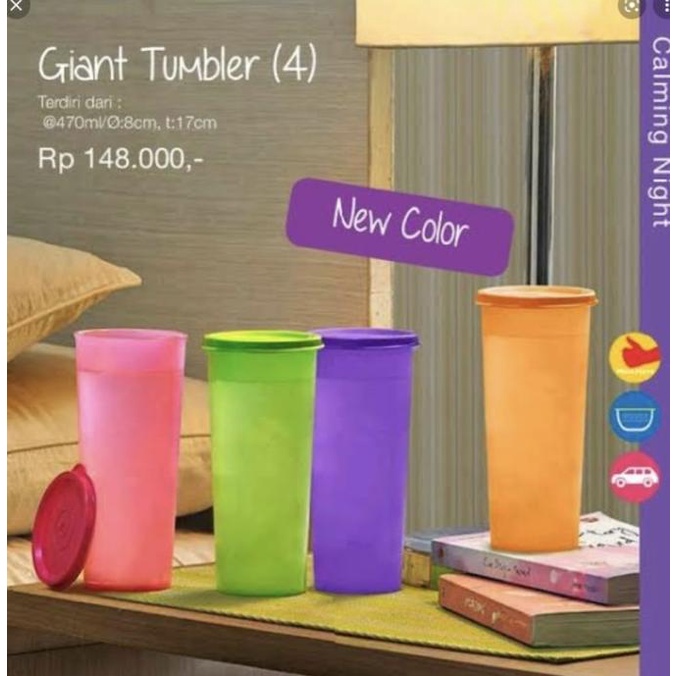 Tupperware Tutup Tumbler/Gelas minum diameter 8 cm