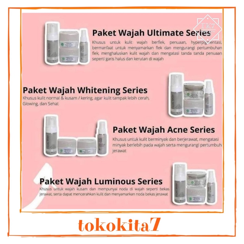 Ms Glow Series Paket Wajah Ms Glow