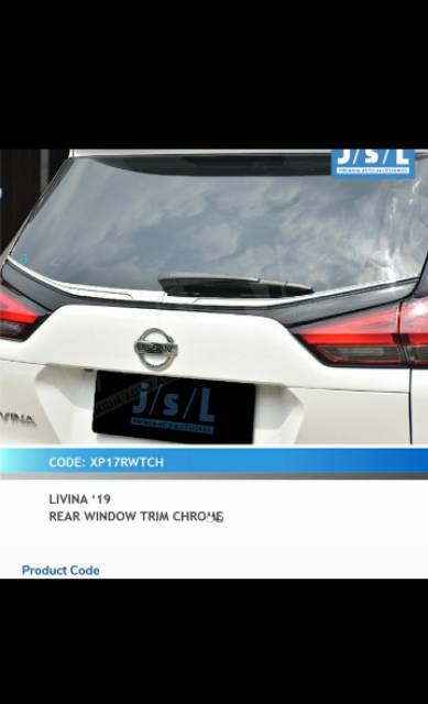 List kaca belakang all new Livina 2019/ xpander chrome jsl