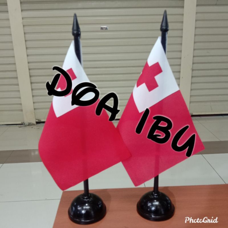 

best sellertiang kayu meja+bendera TONGA ready stock