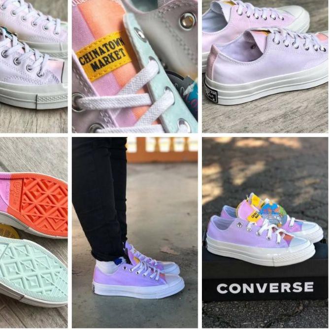 TERBAIK  CONVERSE CHUCK CHINA TOWN MARKET UV BERUBAH WARNA SAAT KENA SINAR MATAHARI IMPORT MADE IN