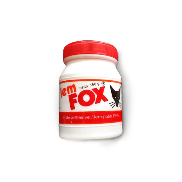 LEM FOX 150GRAM / LEM FOX PUTIH /  Lem Kertas / Lem Kayu / lem wallpaper