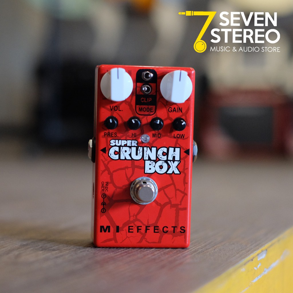 MI Audio Super Crunch Box Distortion V2 Boutique Guitar Effect