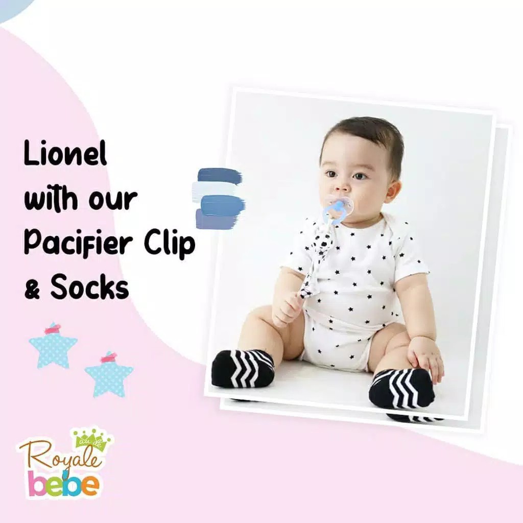 ROYALE BEBE AKSESORIS BAYI PENJEPIT EMPENG PLUS KAOS KAKI PENJEPIT EMPENG BAYI