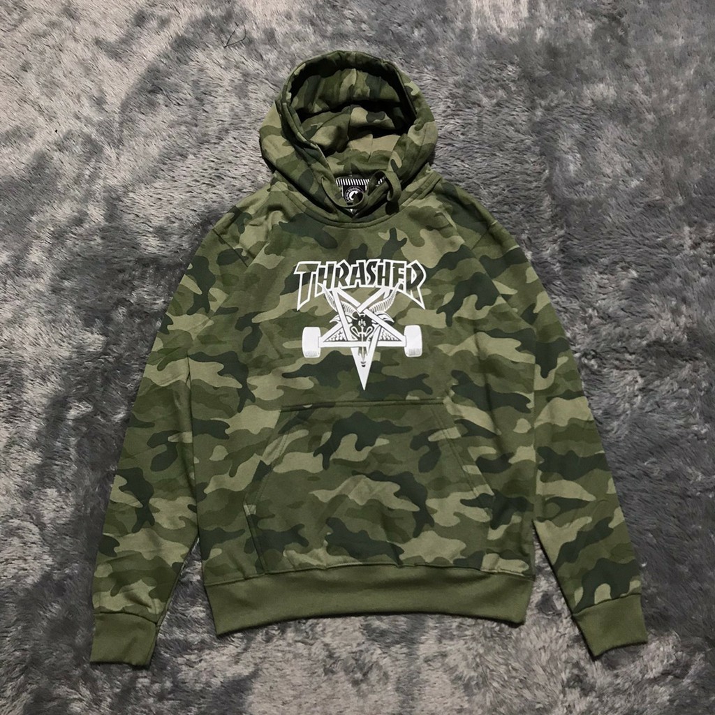 Hoodie Thrasher Skategoat Camo Premium