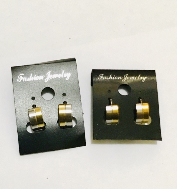 Anting titanium kombinasi warna / titanium /anting