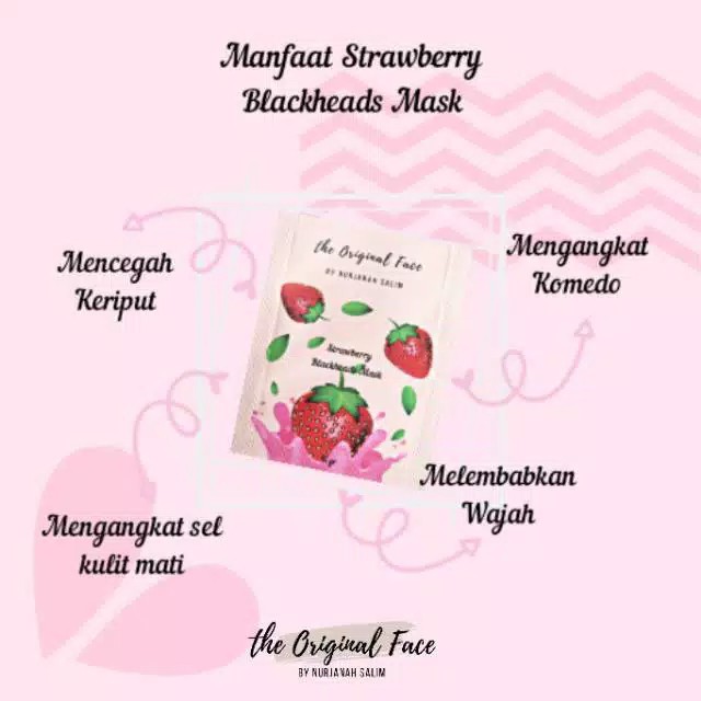 BEST!!! Masker Strawberry untuk komedo / masker wajah / masker komedo by NURJANAH SALIM