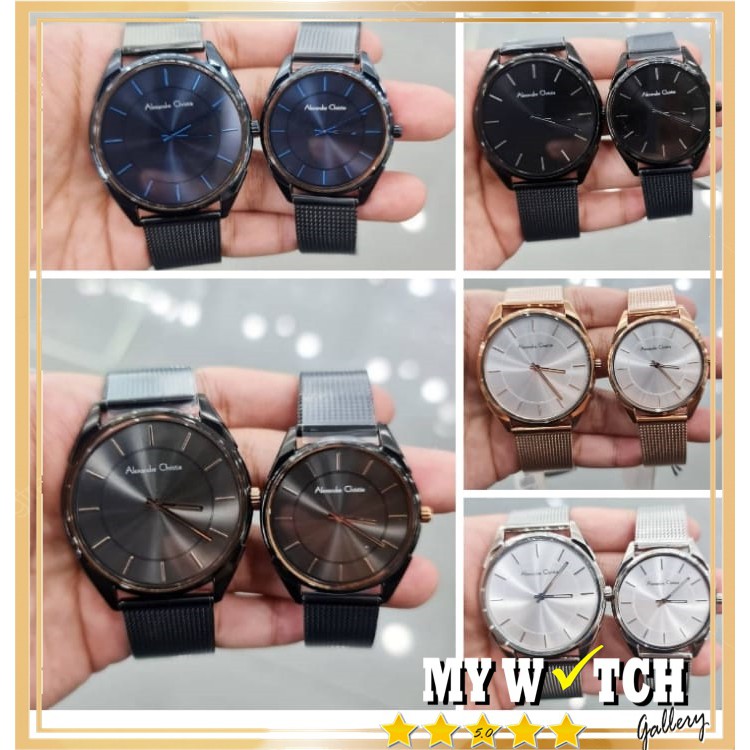 [ SATUAN / COUPLE ] Jam Tangan Alexandre Christie / Alexander Couple AC 8626 Original