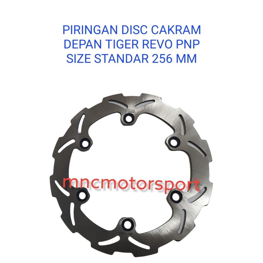 PIRINGAN DISC CAKRAM DEPAN RACING TDR TIGER REVO SUPRA GTR UKURAN STANDAR 256 MM