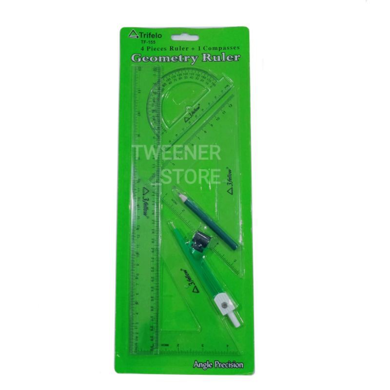 

Trifelo Penggaris TF-155 Geometri ruler set