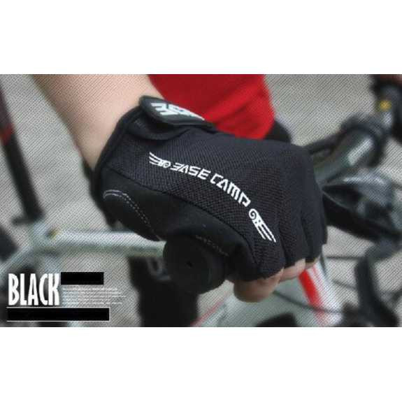 Sarung Tangan Sepeda Motor Basecamp Half Finger Bicycle Glove Smartphone Touchscreen Anti Slip