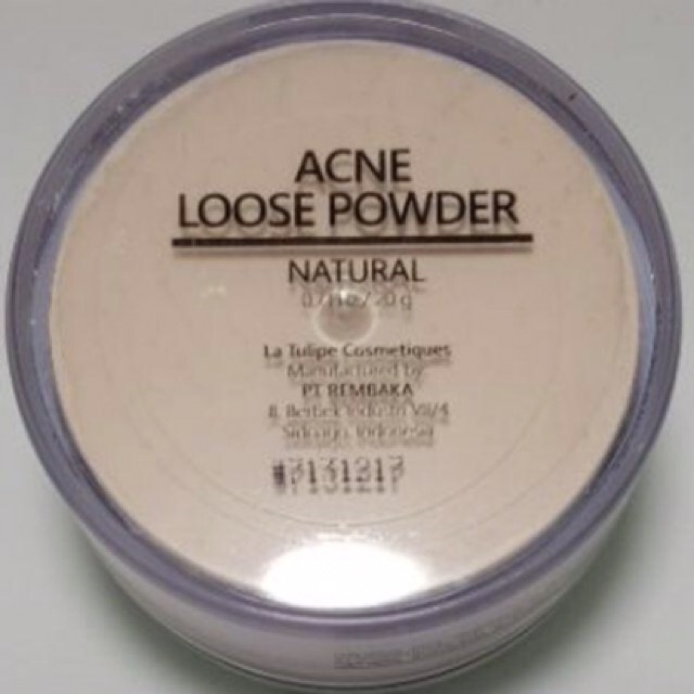 La Tulipe Acne Loose Powder