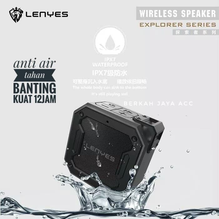 STARSELER Speaker Bluetooth LENYES S106 WATERPROOF SPLASHPROOF Wireless Speaker