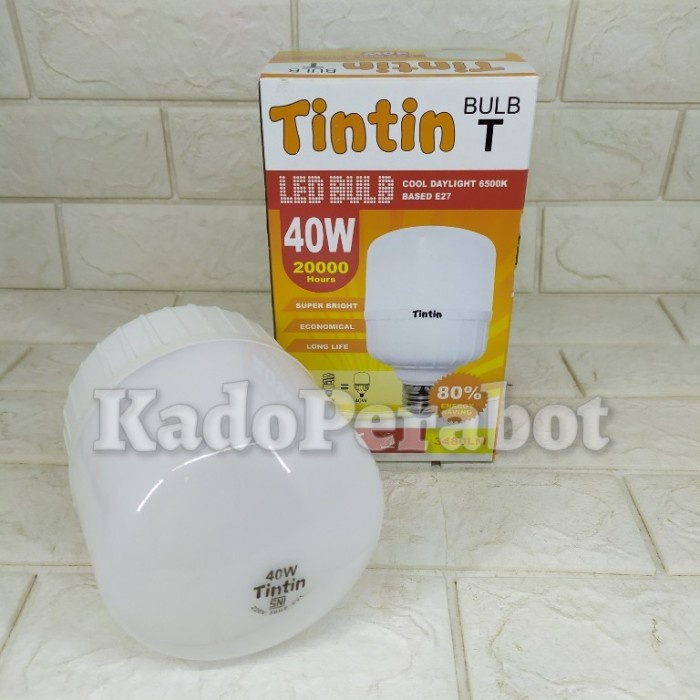 Lampu Tintin murah - lampu rumah murah - lampu murah terang putih - 40 watt