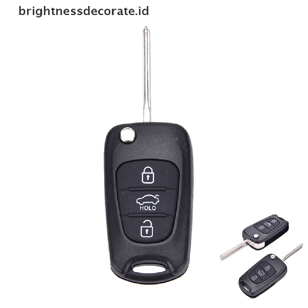 Case Remote Kunci Pengganti Model Flip Untuk Kia Rondo Sportage Soul Rio 3b S161C