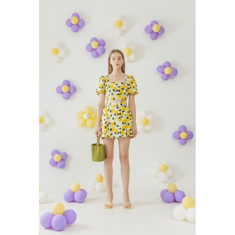 Oudre Sunmi Set in Lemon