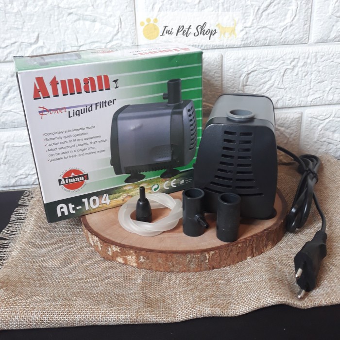 ATMAN AT-104 Pompa Celup Air Aquarium / Kolam Water Pump ATMAN 104