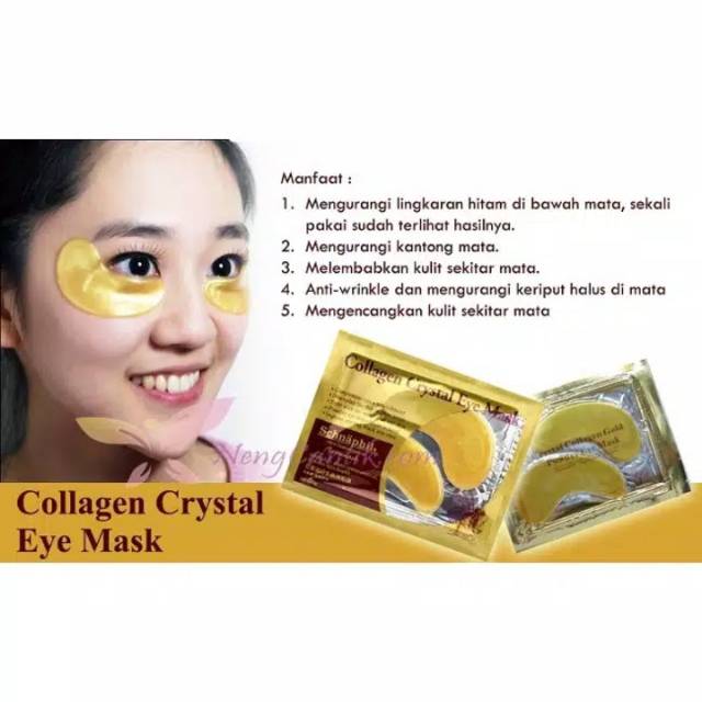 Collagen crystal eye mask