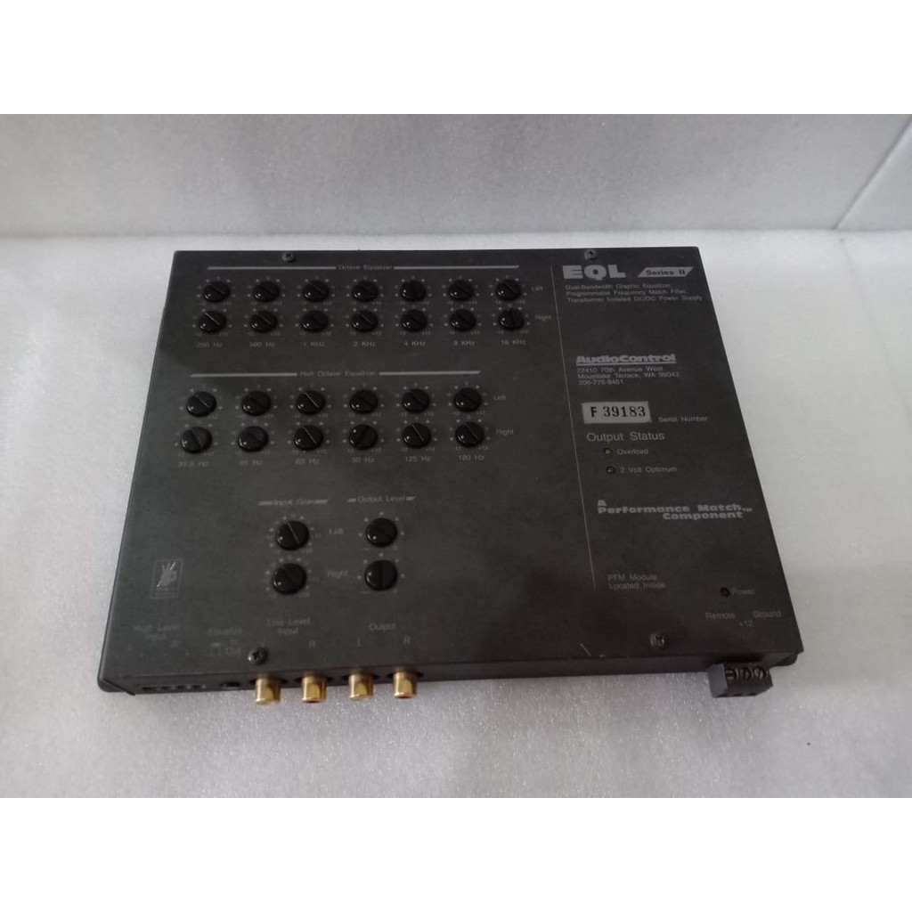 Equalizer Audio Control EQL-2nd