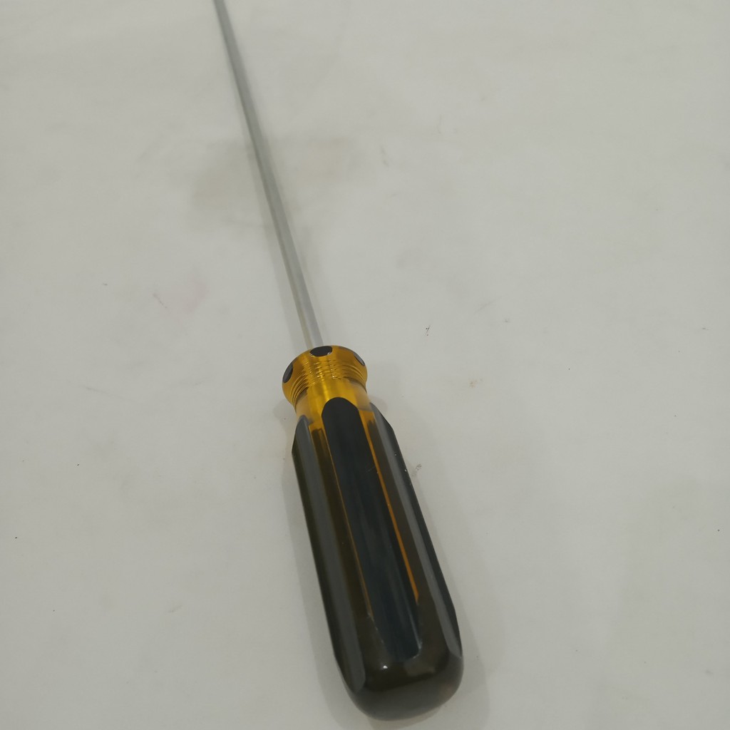 Obeng Sedang 5*300mm (+) Plus Panjang 30cm 12&quot; 12 inch Magnet