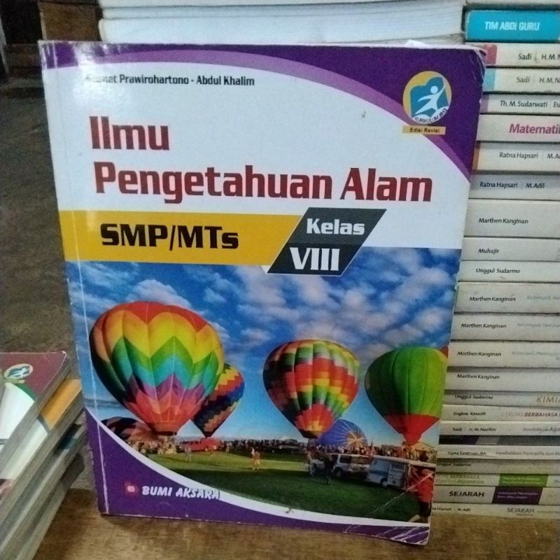 ilmu pengetahuan alam SMP kelas 8 bumi aksara
