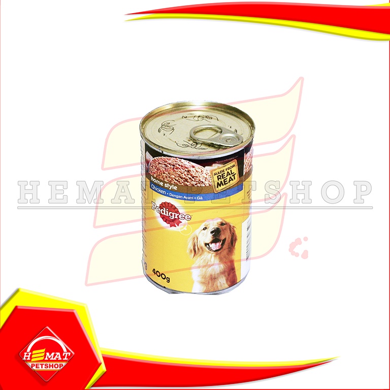 Makanan Basah Anjing Kaleng Pedigree Wet Dog Food 400 Gram