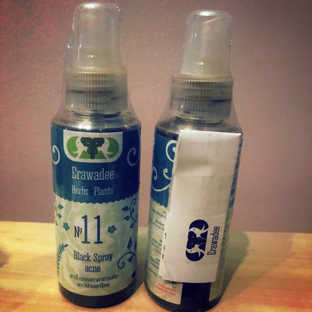 Erawadee no.11 Black spray acne / obat jerawat/obat herpes / Anti Herpes / herpes tipe 1/tipe 2