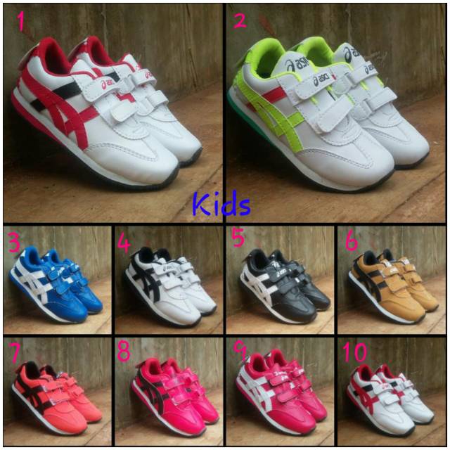 SEPATU ANAK ASICS TIGER PRIA WANITA GRDE ORI QUALITY GOOD