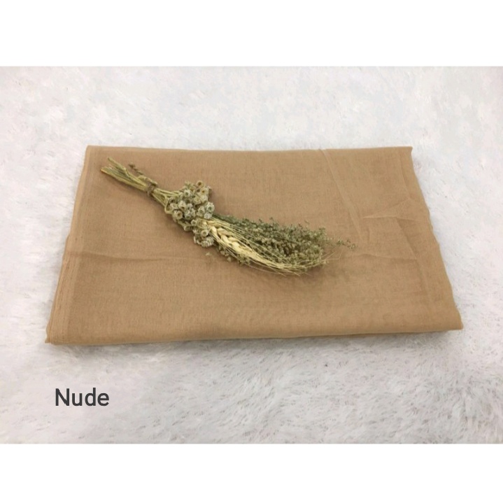QBZ / SEGI 4 PARIS PREMIUM SERI WARNA 3 / JILBAB SEGIEMPAT PARIS NECI /SEGI EMPAT REDROS/VARISA/AZARA / CIPUT RAJUT DUA WARNA-Nude