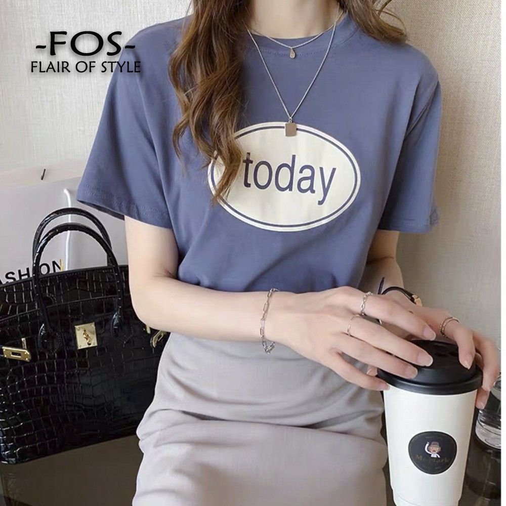 KAOS WANITA SIMPLE PREMIUM HIGH QUALITY BAHAN BERKUALITAS - MQ STORE