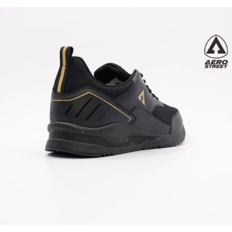 Aerostreet Tiger Hitam Emas - size 41