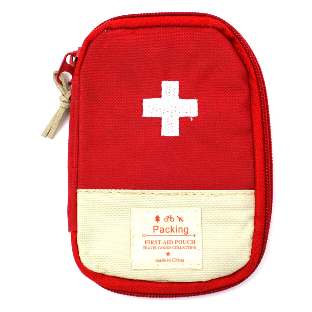 Tas Obat P3k Bentuk Persegi / Tempat Kotak Obat Bag Organizer / Medicine Bag / Tempat Obat