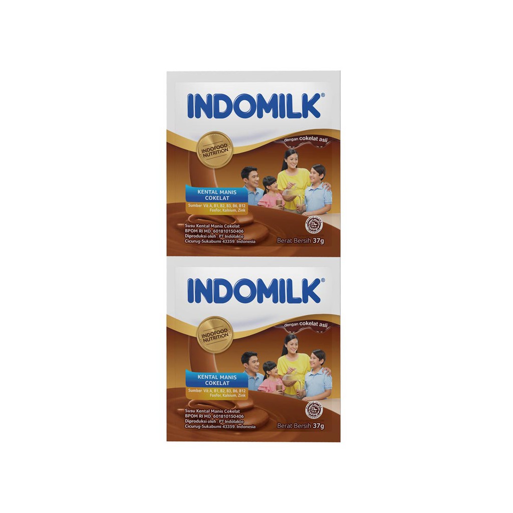 

INDOMILK SUSU KENTAL MANIS COKELAT SACHET 6x37G