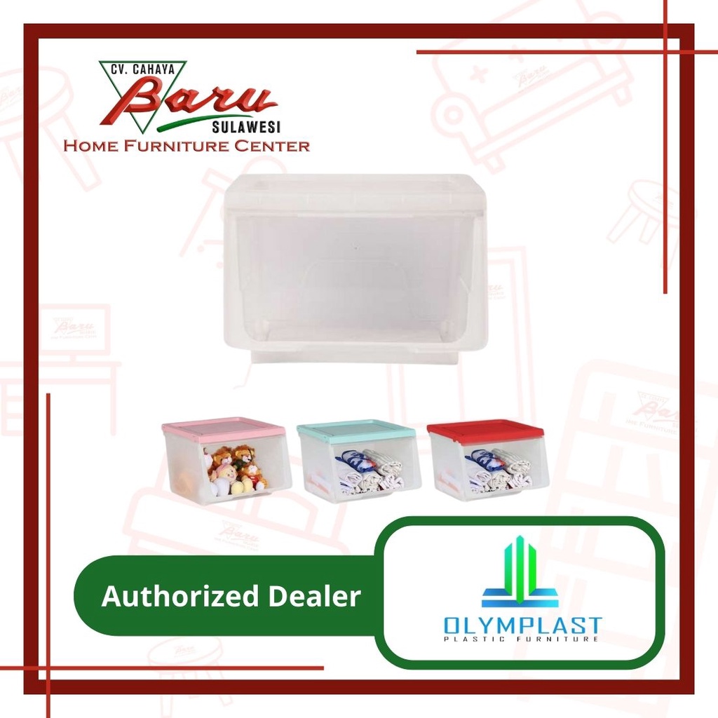 Lemari Plastik Olymplast OSS PURE - KHUSUS MAKASSAR