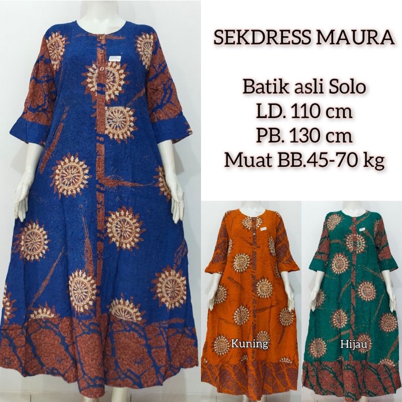 OZERA - DASTER SEKDRESS JODHA BATIK CAP ASLI SOLO