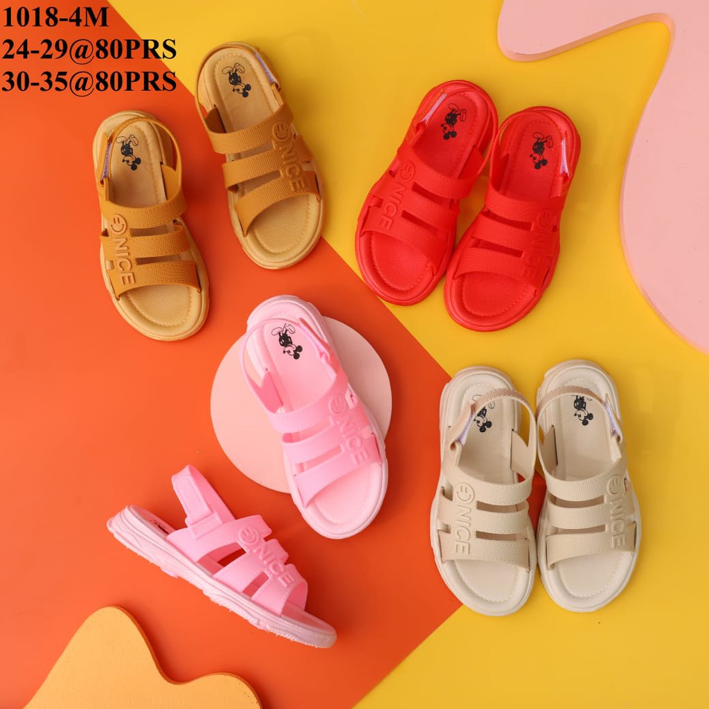 Sandal anak perempuan Sendal gunung anak  Jelly NICE Import 1018