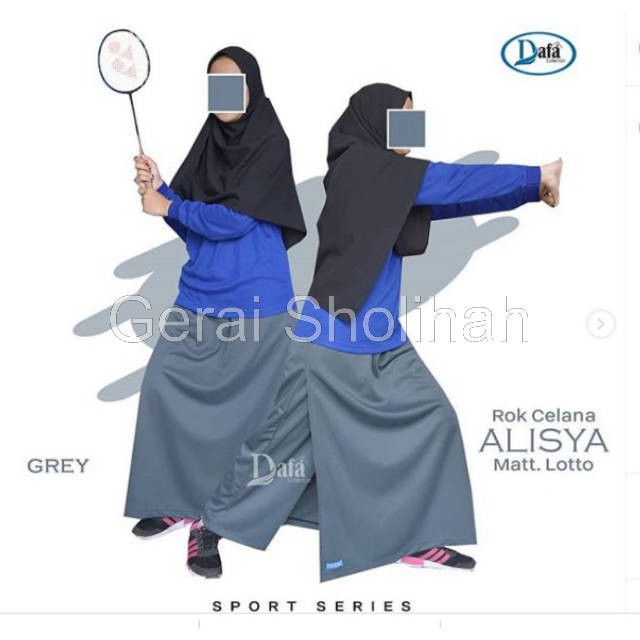 Rok celana olahraga wanita muslimah rona by dafa collection