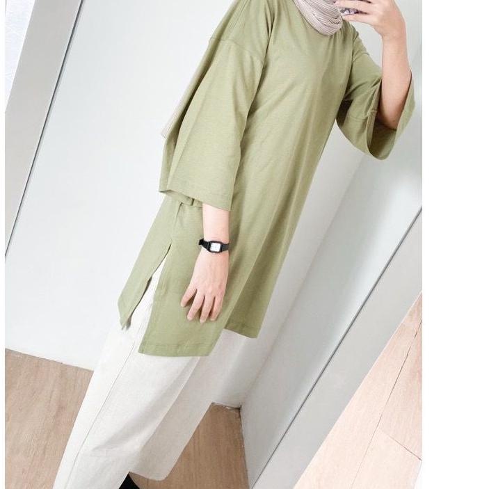 AFI - EC - Myza Oversize XXL Slit Blouse / Top Hijab