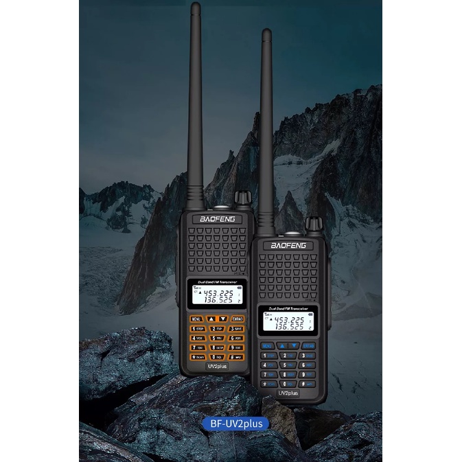 UV2PLUS - Two-Way Dual Band Radio Walkie Talkie 5W Power