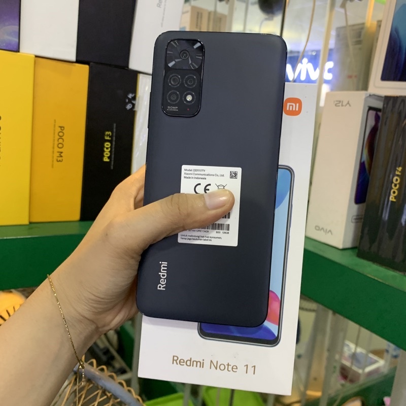 Redmi note 11 Ram 6/128gb second bekas pakai original Fullset Resmi