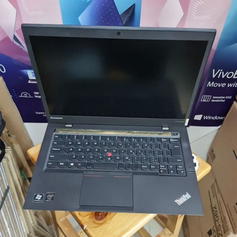 Laptop Lenovo x1 carbon i5 gen 5 ram 8gb ssd 256gb layar 14 inch touchbar ready unit ya siap di orde