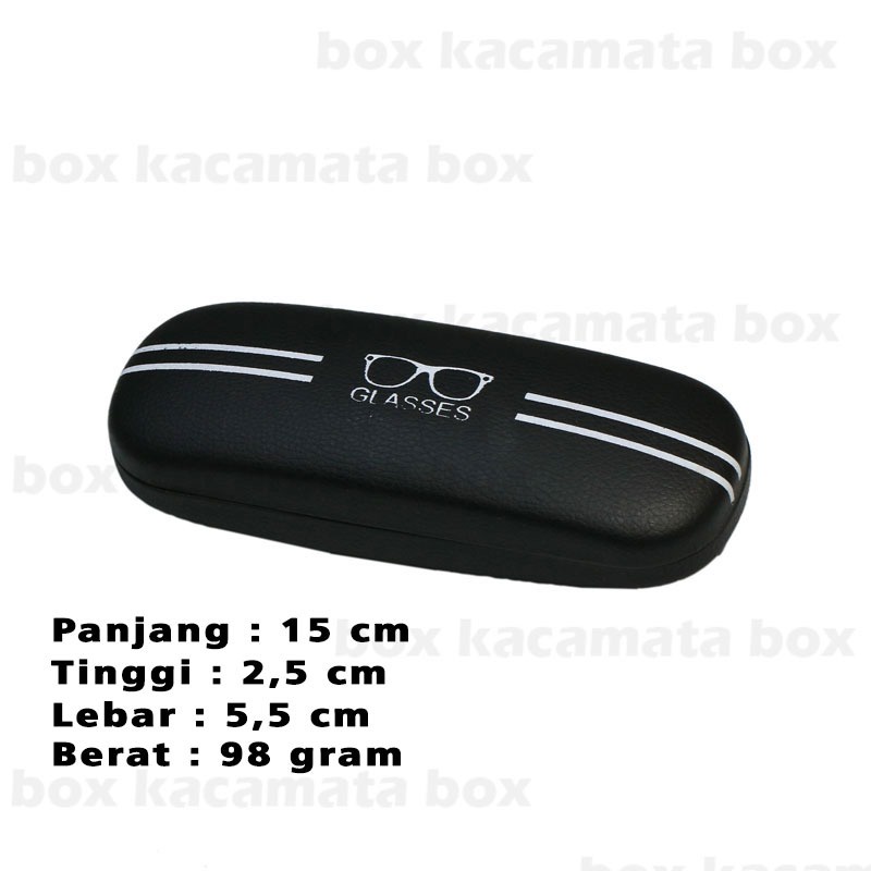 Tempat Kacamata Hard Case Cepuk Magnet Motif Glasses Kuat Anti Pecah A8