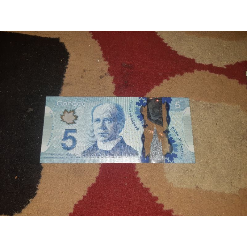 CAD 5 DOLLAR DOLAR CANADA KANADA ASLI  BKN DOLLAR DOLAR AMERIKA USD EURO POUNDSTERLING WON RINGGIT R
